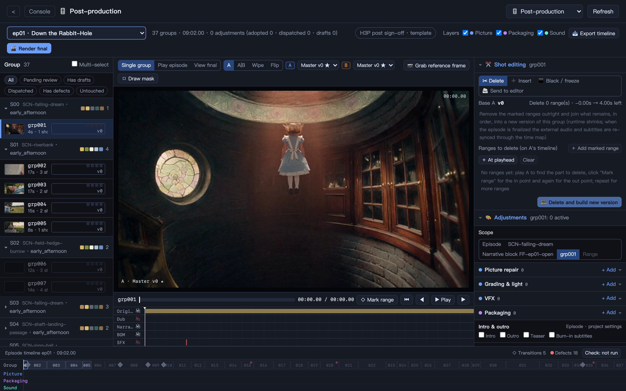 VideoAgents Post-production
